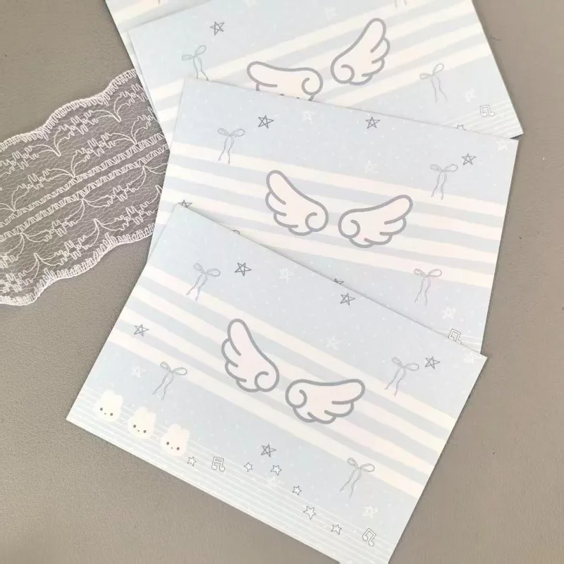 Cartoon Kawaii Miffy Greeting Card Handwriting Is Smooth Express Fresh Design Send Blessing Birthday Message Thick Good-looking