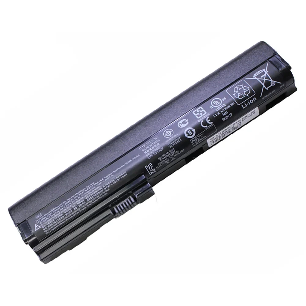 SX06 Laptop Battery for HP EliteBook 2560p 2570p SX06XL 632419-001 HSTNN-UB2L etc 11.1V 62Wh