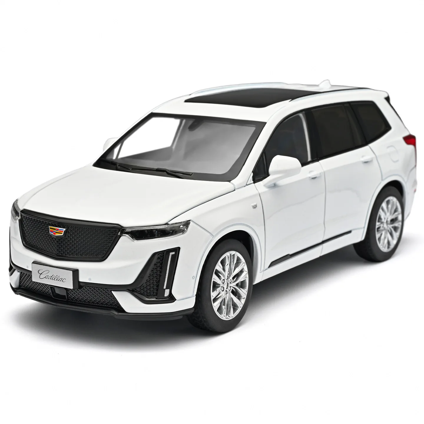 

1:24 2023 XT6 SUV Vehicle Alloy Diecast Model Collect Hobby Model Ornaments Gift For Friend Boys Sound & Light