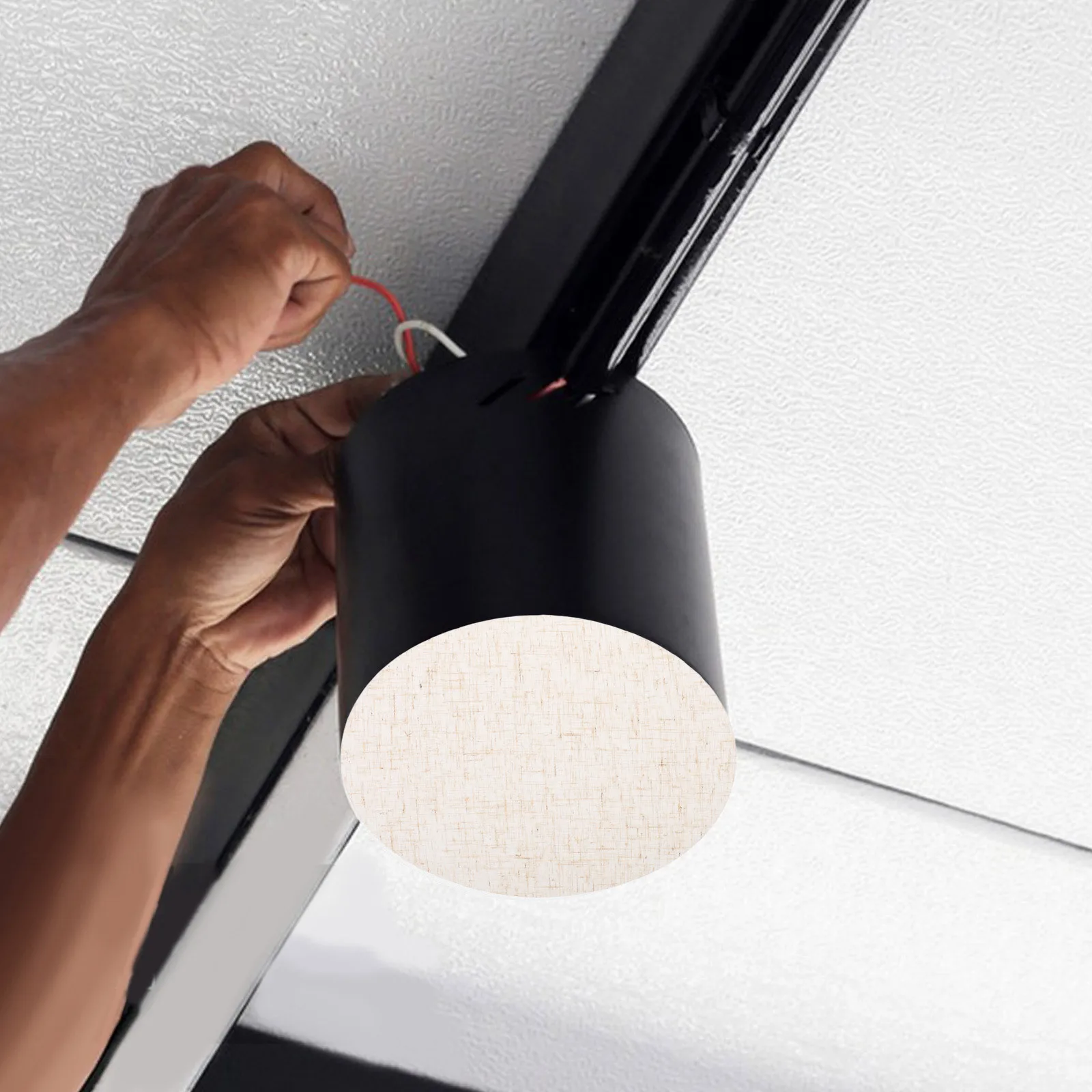 

4pcs 7 Inch Downlight Cover: Glare Reducing Light Cover For Recessed Lighting Track Lights Fabric Lamp Shade Diffuser Universal