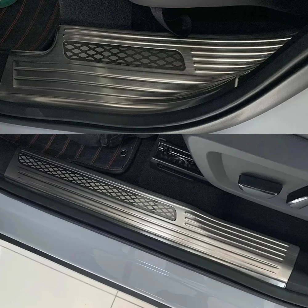 

Interior Accessories For Mitsubishi outlander 2022 2023 Stainless Steel Car Side Door Sill Scuff Plate Cover Trim Car Styling