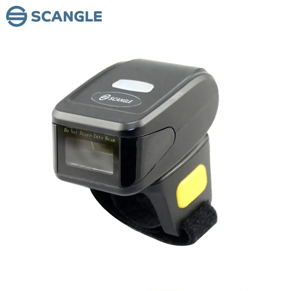 NEW High quality wireless finger ring barcode reader QR code scanner works with smart phone/PC/PDAs