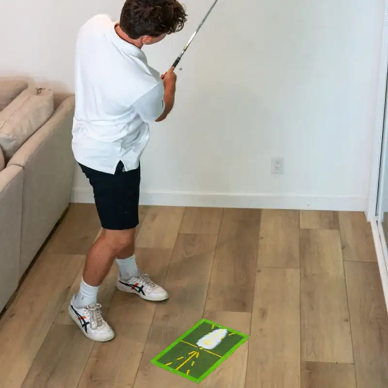Tapis de pratique de swing de Golf d'intérieur, tapis d'entraînement, de détection, d'orientation
