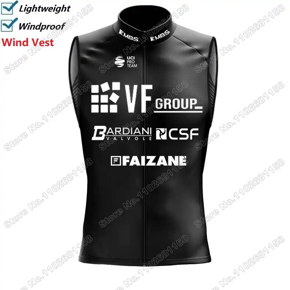 2024 VF GROUP BARDIANI CSF FAIZANE Cycling Vest Windproof Men Wind Vest Road Cycling Jersey Sleeveless Bike Windbreaker