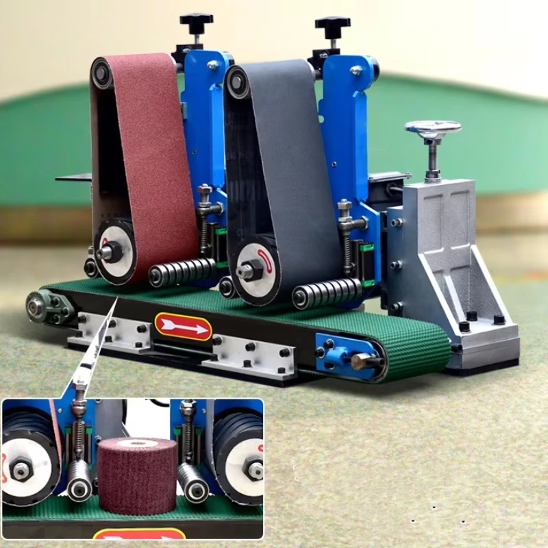 

2025 New Model Multi-station 150 Metal Sheet Deburring Belt High-efficiency Grinding Machine