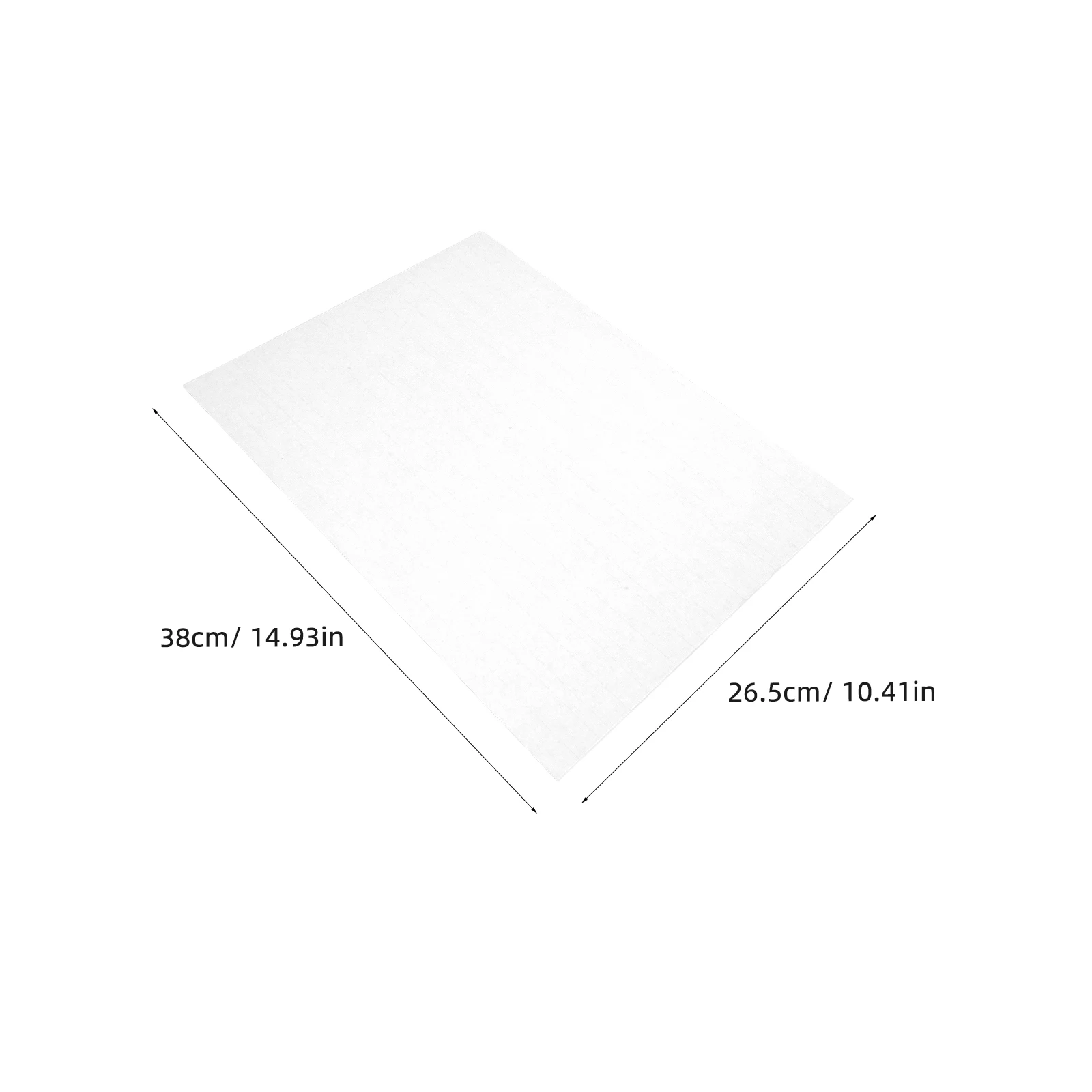 50 Sheets Rice Plastic Table Placing Office Calligraphy Writing Pad Elegant Stationery Paper