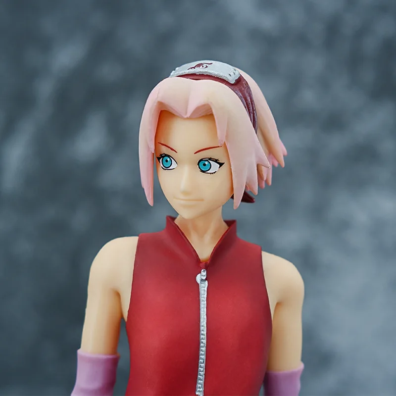 26CM Anime Shippuden Haruno Sakura Action Figure PVC Statue Collection Model Toys Decoration Doll Xmas Ornament Gift For Kids