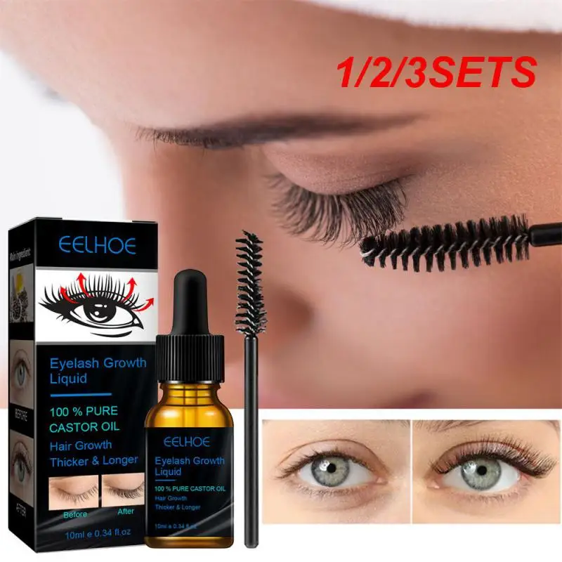 1/2/3SETS Mascara Promote Natural Growth Strengthen Longer And Thicker Eyelashes Womens Eyelash Enhancer Quick Results