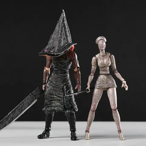 figma SP-055 SILENT HILL 2 Red Pyramid Thing / SP-061 Bubble Head Nurse Action PVC Figure Doll Collectible Model Figurine Toy