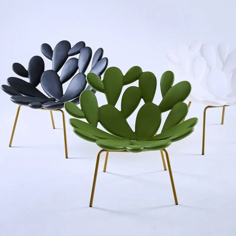 Cactus Petal Single Leisure Chair Sales Office Lobby Reception Alien Sofa Chair Living Room Chair Armchair Living Room Furniture