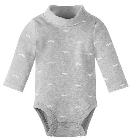 Mustache Baby Boy Bodysuits 100% Cotton Newborn Jumpsuits Babies One-Piece Clothing Turtleneck Infant 0-3 Years Infants Top Soft