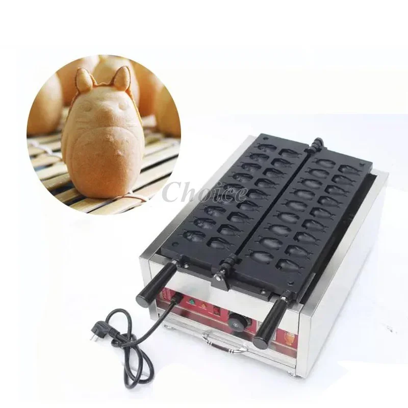 Totoro Shaped Waffle Machine 110V 220V Custom Plate Waffle Maker Commercial Snack Cake Machine