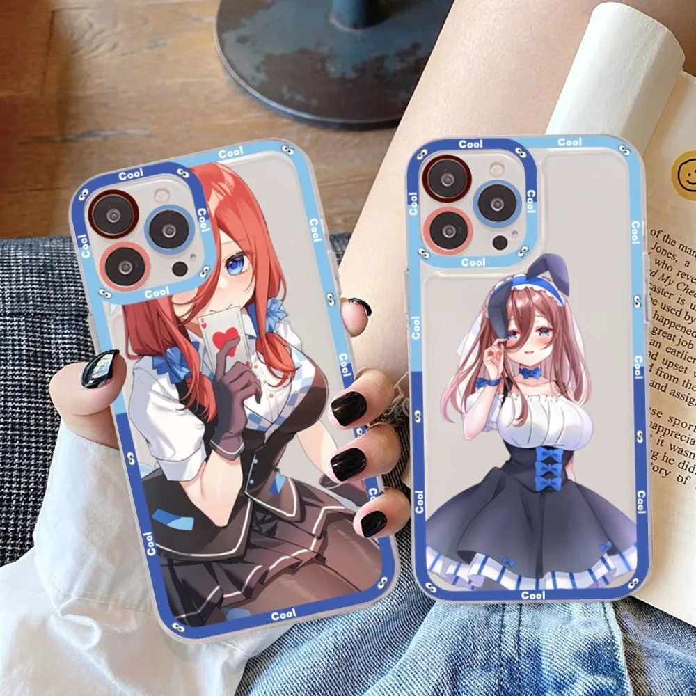 

Anime Nakano miku Phone Case For Samsung A 10 20 30 70 13 21 32 72 22 51 52 53 71 73 32 4g 32 5g Fundas