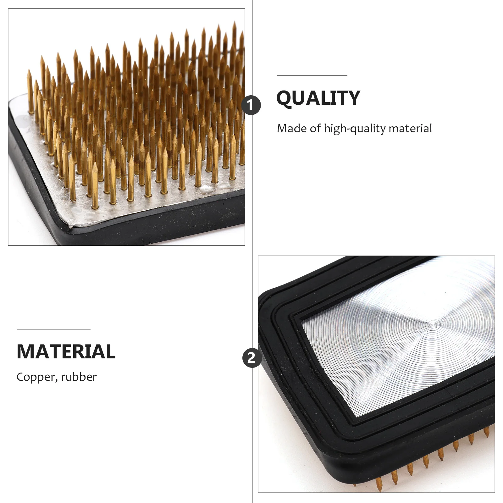 

Copper Needle Tool for Flower Arrangement Square Shape Non Slip Vase Bracket Fixing Holder Sturdy Needles Wear Resistant Flower