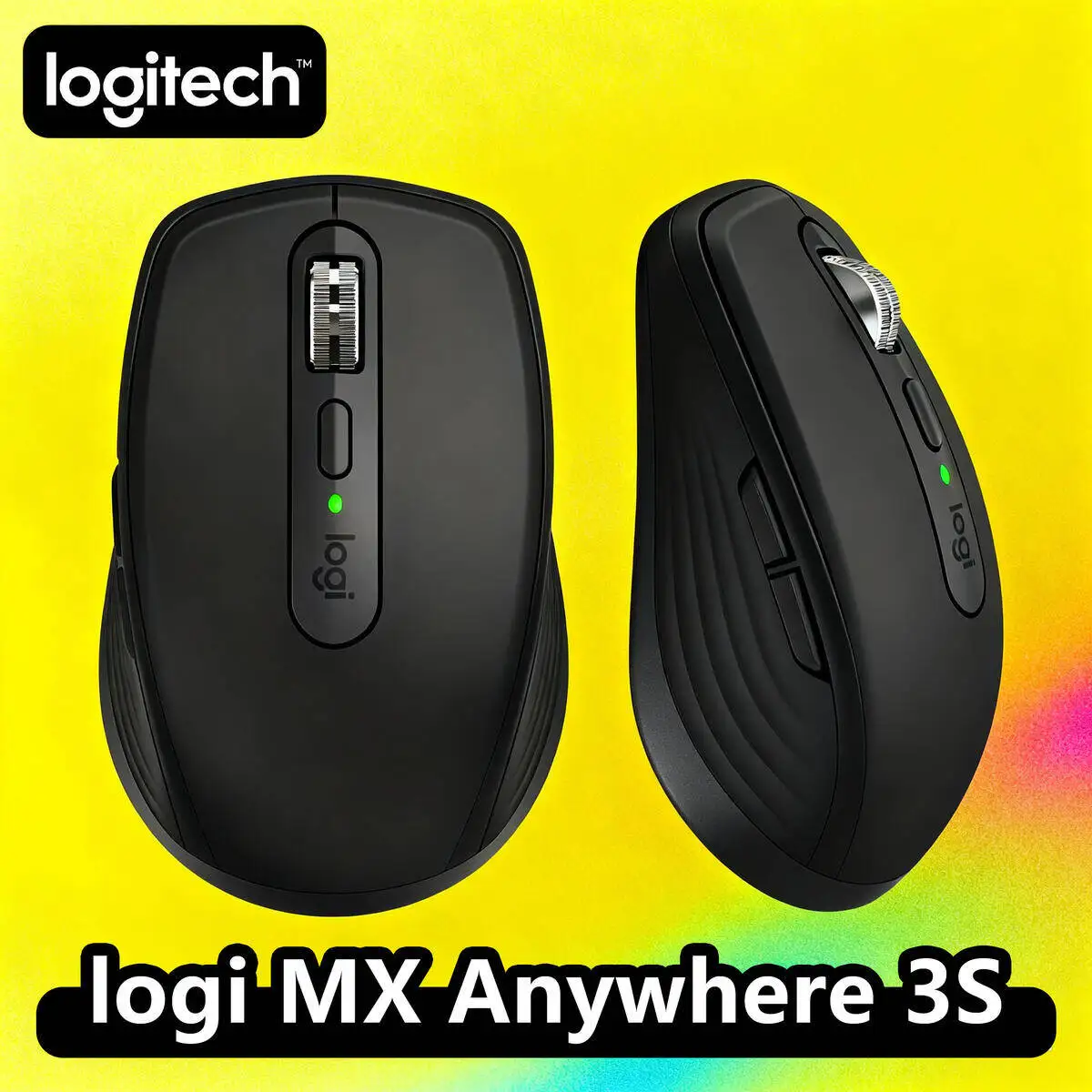 

Logitech MX Anywhere 3S Wireless Mouse, 8000 DPI Darkfield, MagSpeed Wheel, USB-C, Mac/iPad Logitech Multi Style Mouse