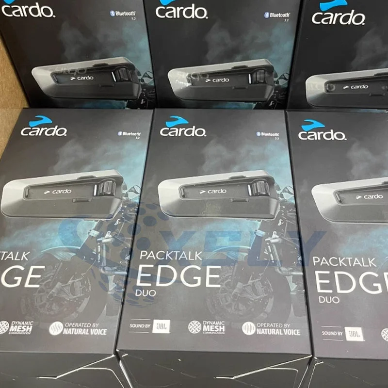 

Hot sell Edge Duo Cardo Helmet Bluetooth Headphones Cycling Full Half Helmet Magnetic Base DMC Connected PT200101 PACKTALK EDGE
