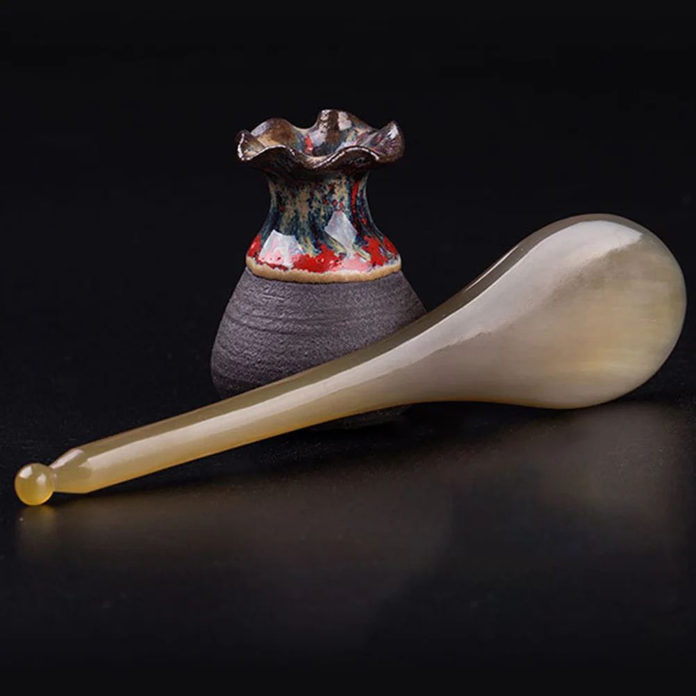 

Facial Massage Face Scraping Board Horn Skincare Tool Durable Eco-Friendly Smooth Design Promotes Collagen Blood Flow Face