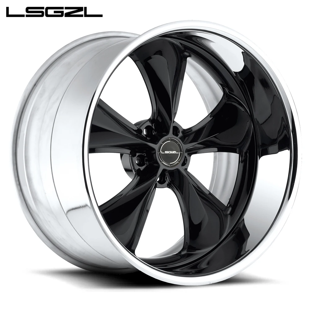 Custom Forged 5 Spokes Deep Concave Deep Dish Alloy Rim 5x114.3 5x130 5x120 20 22 24 26 Inch Wheels For Cadillac Ram Chevrolet