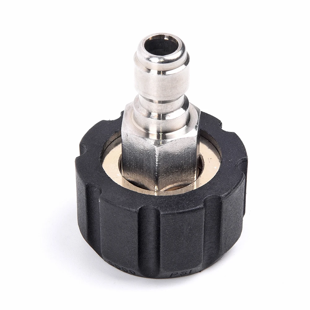 

Jet Set Wash Tips Fitting Pressure Washer Connector M22/14 to 1/4 Inch Quick release Male Accessories Replacement