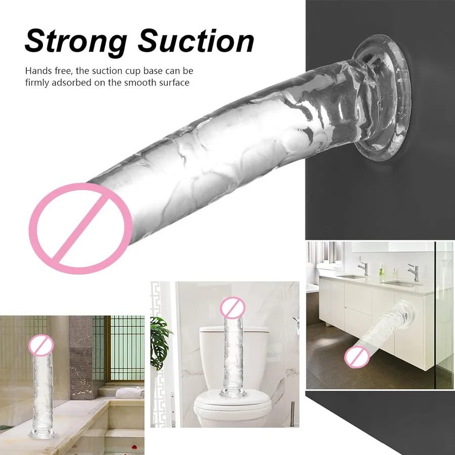 Super Cheap 6 Sizes Realistic Soft Jelly Dildo Butt Plug Anal Plugs Adult Sex Toy for Women and Men Vaginal and Anal Masturbator