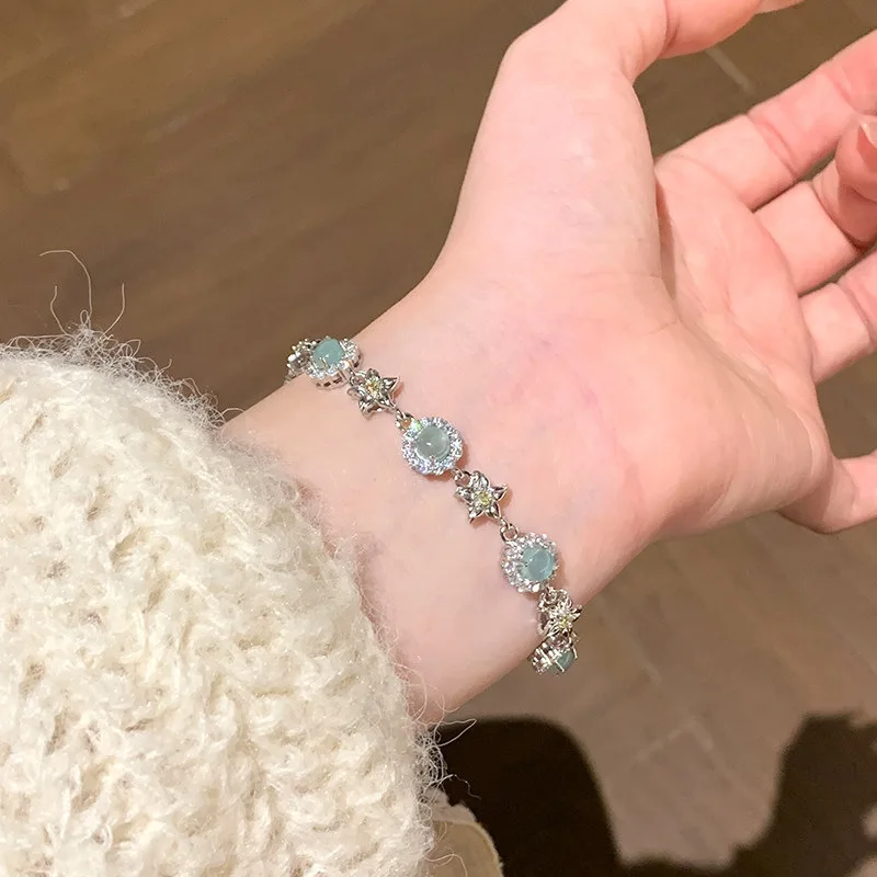 New flash drill bright bracelet fashion light luxury exquisite sense of senior hand string hundred pairs of hand ornaments