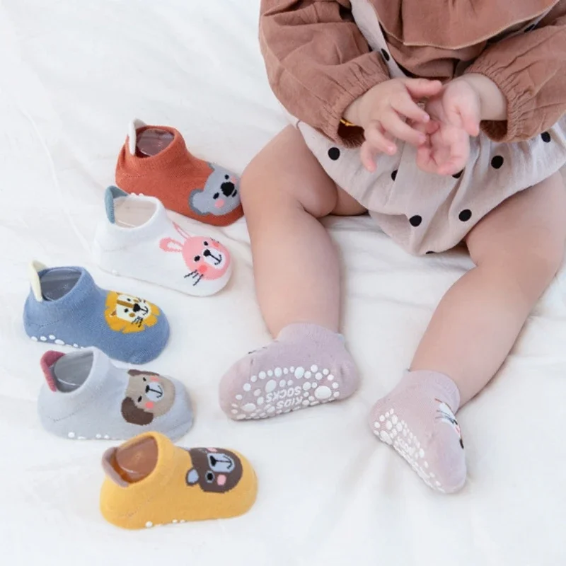 

Носки-носки для девочек и мальчиков, Нескользящие, на весну/Лето/Осень