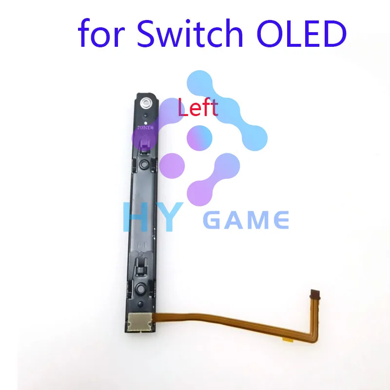 Original For Nintendo Switch OLED Console Slideway Right and Left Slide Rail With Flex Cable For Switch Console NS