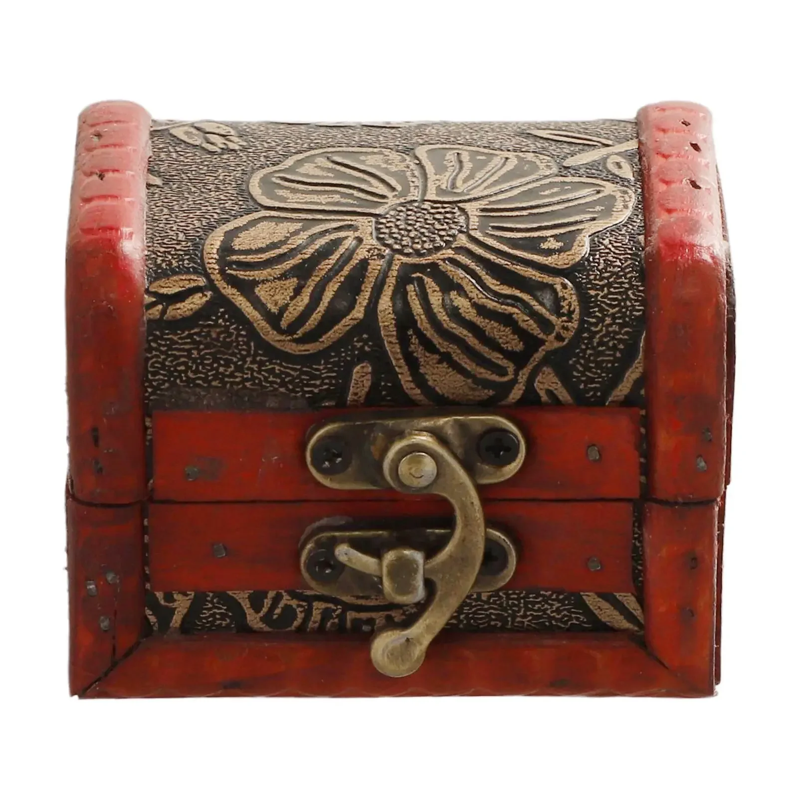 Retro Design Jewelry Box Product Retro Design Storage Treasure Chest Trinket Box Antique Wooden Box Accessories   New