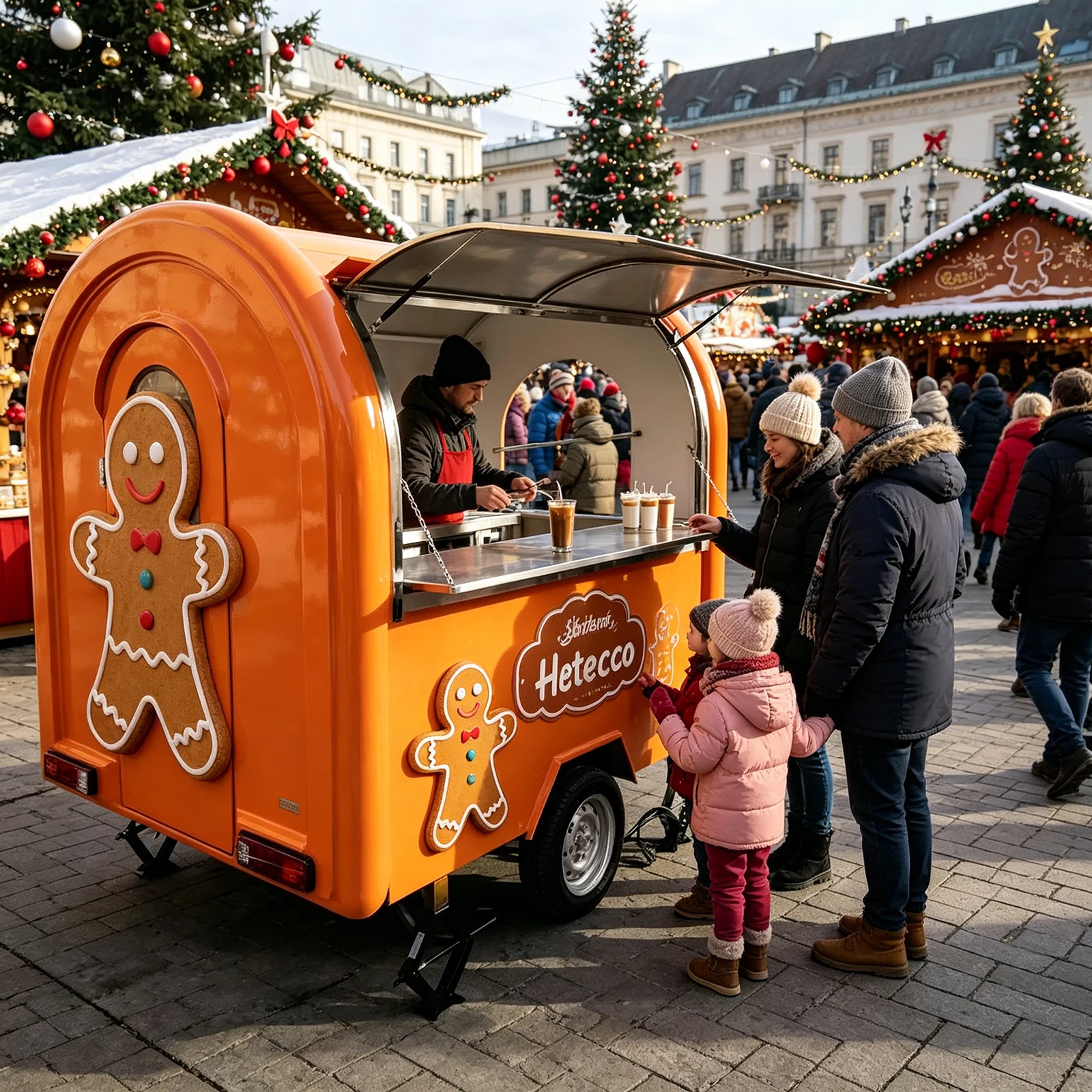 Coffee Shop Equipment Setup - Малогабаритный мобильный фудтрак с полным кухонным
