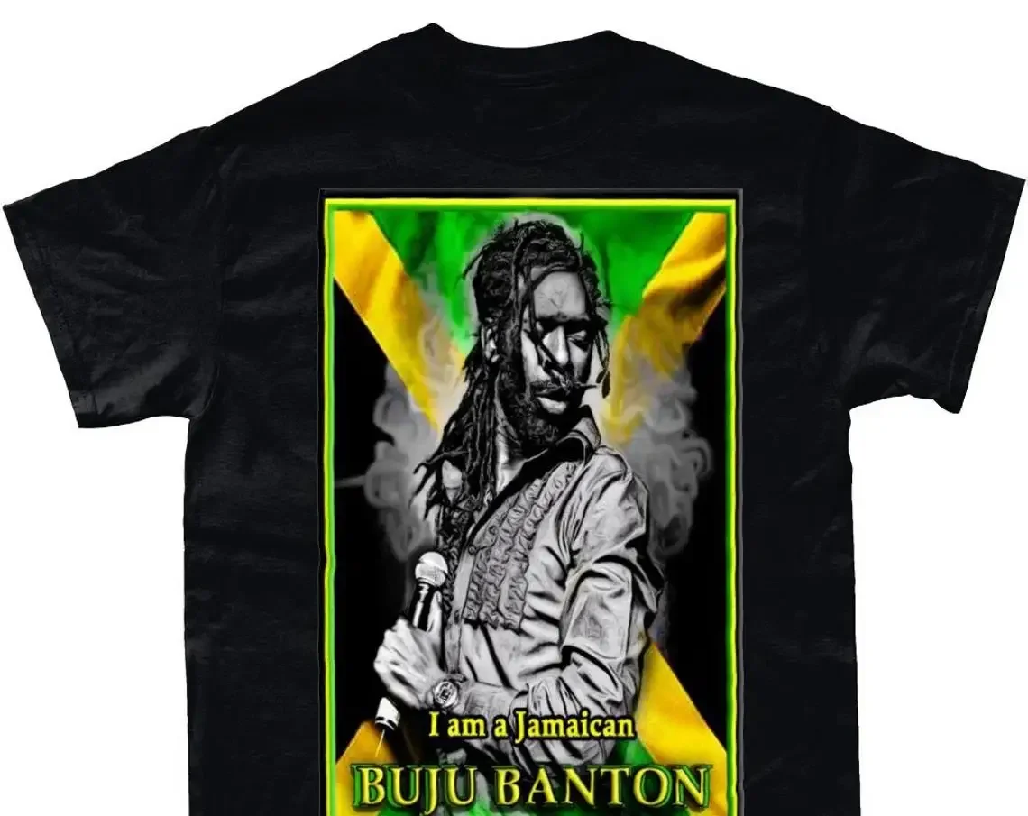 Buju Banton I Am A Jamaican  Ethnic  Black Excellence Reggae Tee Afrocentric Men  Dancehall Jamaican