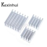 3PCS Adhesive Raspberry Pi Heatsink Cooler Pure Aluminum Heat Sink Set Kit Radiator For Cooling Raspberry Pi 2 B