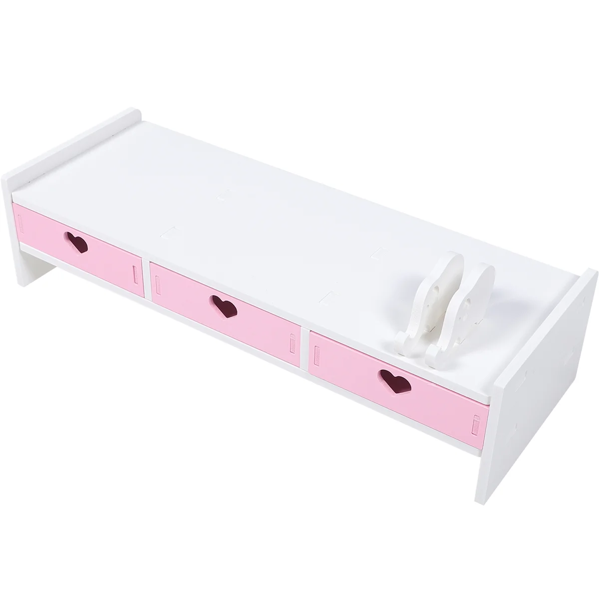 Laptop Monitor Stand Schreibtisch Top Organizer Regal Computer Bildschirm Riser erhöht Rack PVC Office Support Mount