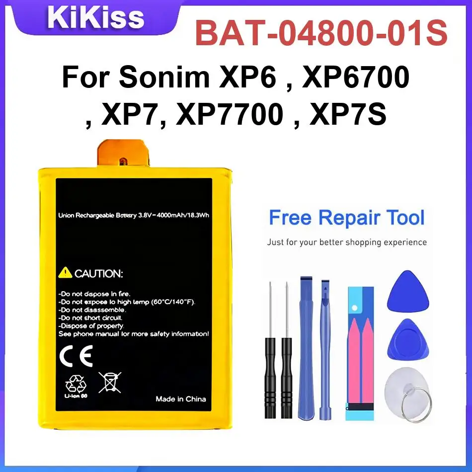 BAT-04800-01S Mobile Phone Battery For Sonim XP6 , XP6700 , XP7, XP7700 , XP7S High-Performance Batteries