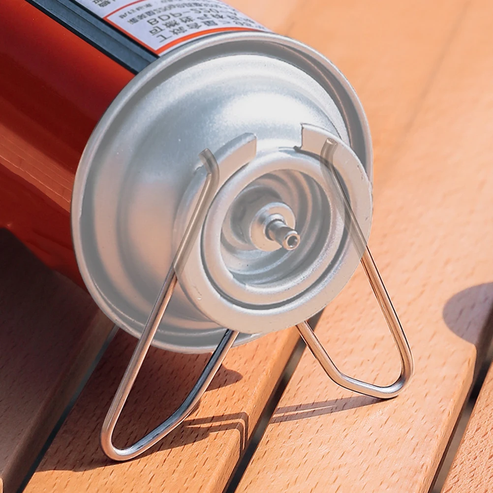 

2pcs Portable Gas Tank Rack Stainless Steel Stable Bracket for Camping Cylinder Holder Outdoor Cooking Accessory for Propane