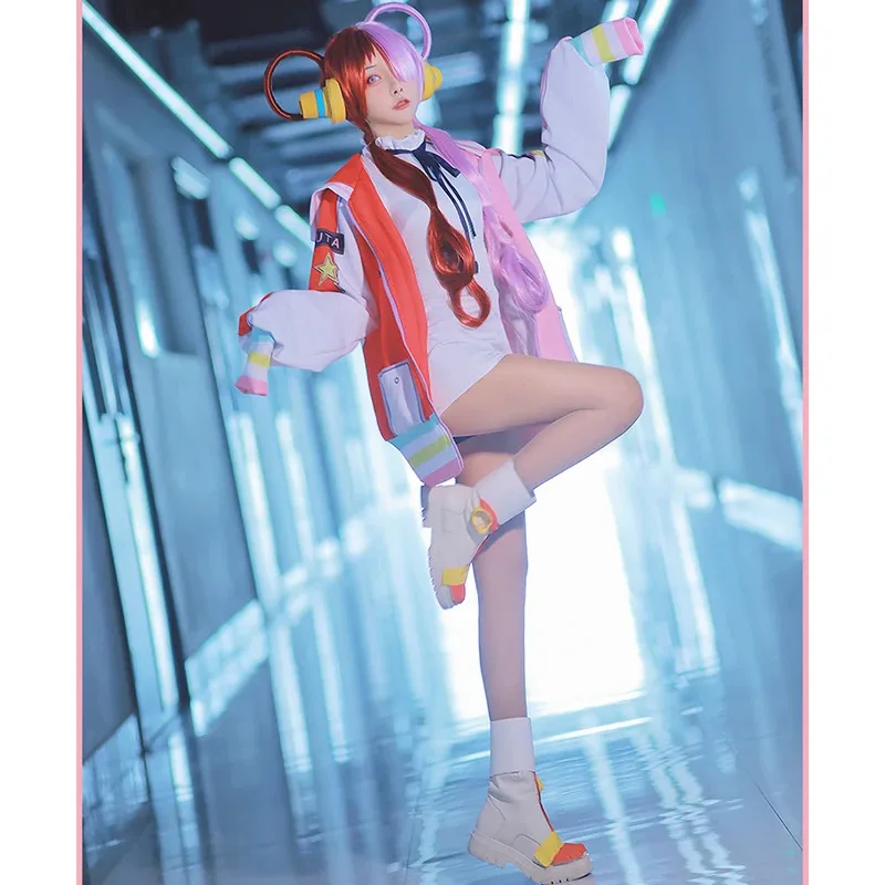 زي الدب الدن أنيمي الهالوين UTA ملابس تنكرية نسخة المسرح فيلم شانكس ابنة حمراء من الملحقات تكلفة جديدة 2025