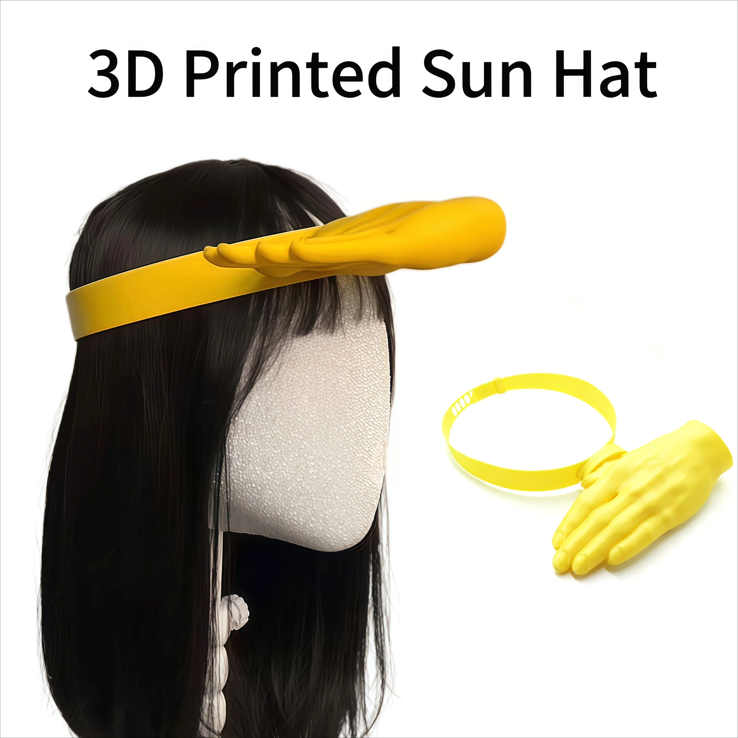 

Забавный солнцезащитный козырек в форме руки, 3D-печатные шляпы для улицы, стадиона, пляжа, концертов, вечеринок, путешествий, летних праздников, аксессуар