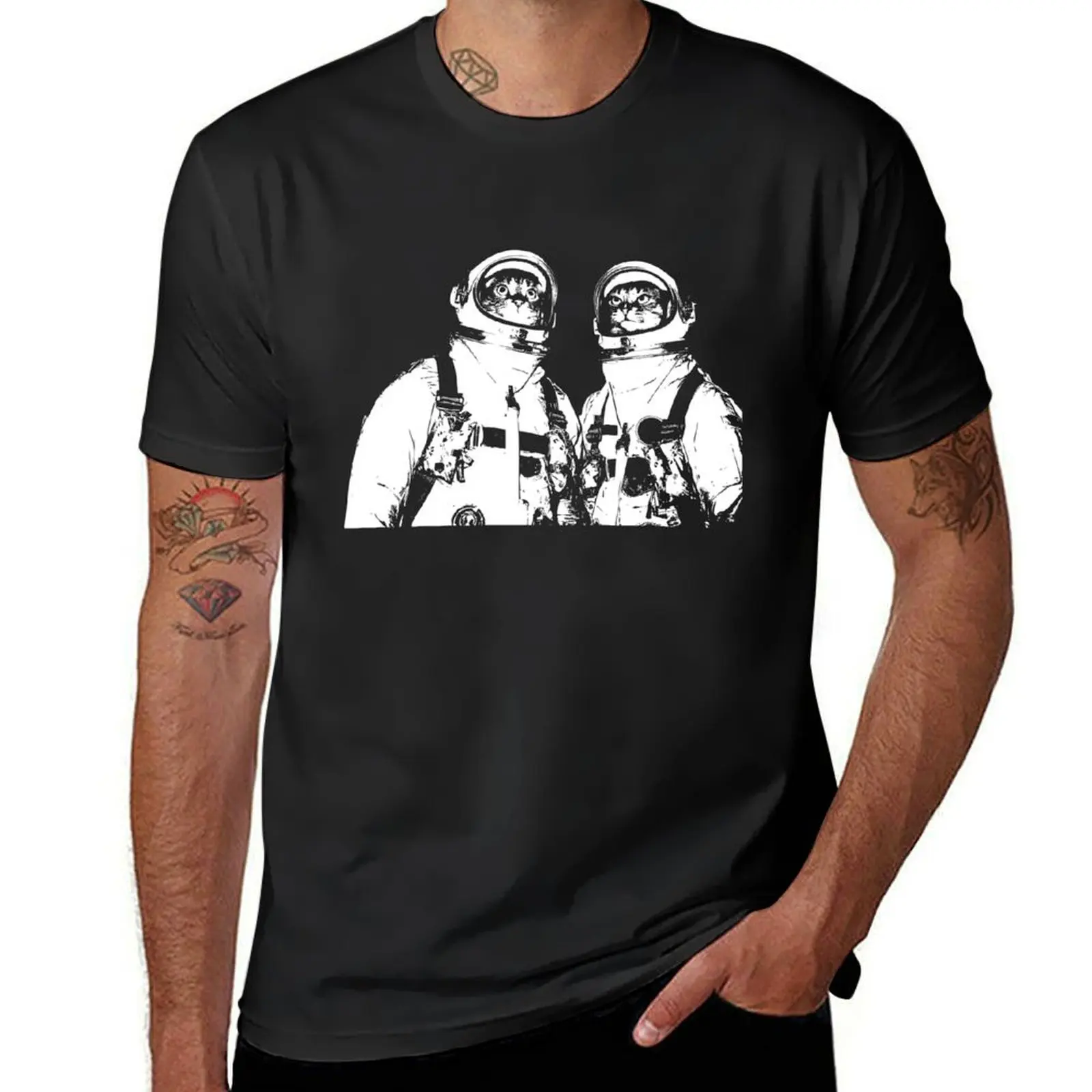 

Catstronauts T-Shirt customizeds sublime cute clothes black t-shirts for men