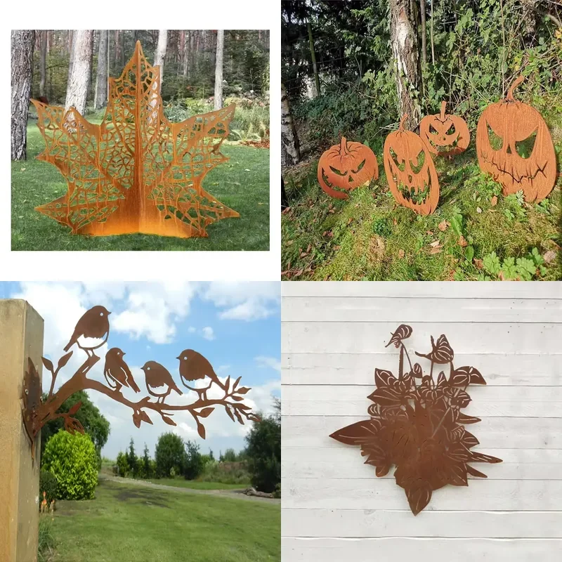 for Garden Art Deco Metal Modern Design Corten Steel Garden Art