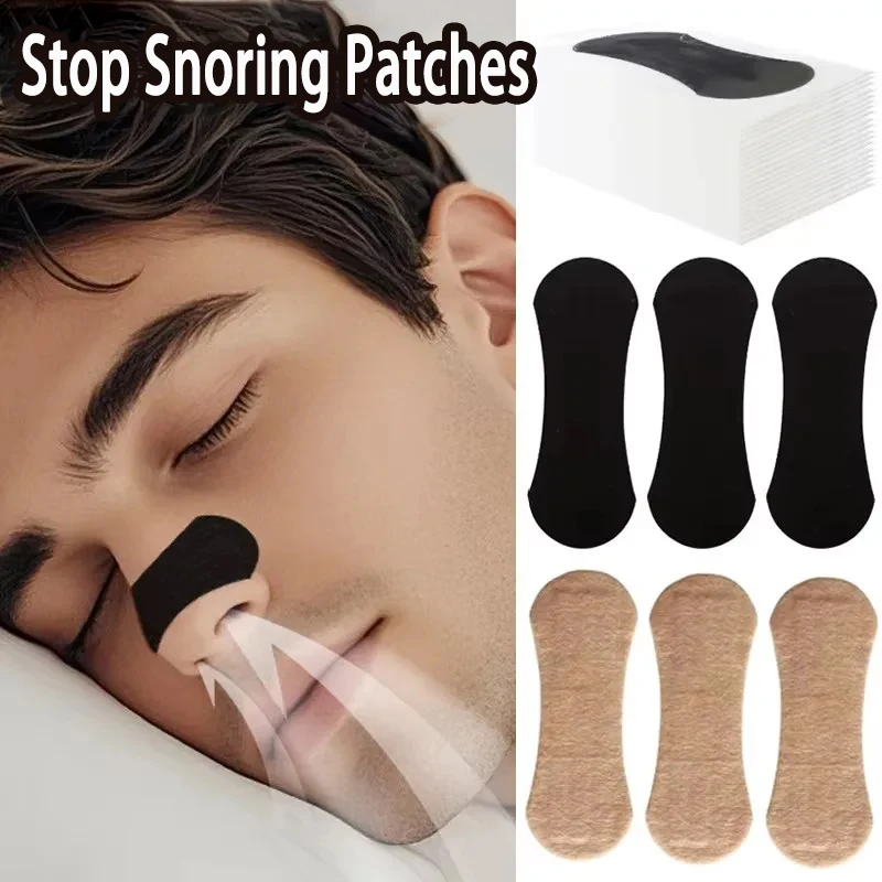 

50Pcs Stop Snoring Patch Nasal Strips Portable Breathing Strips Anti Snoring Patchs Better Breathe Health Care help Sleeping