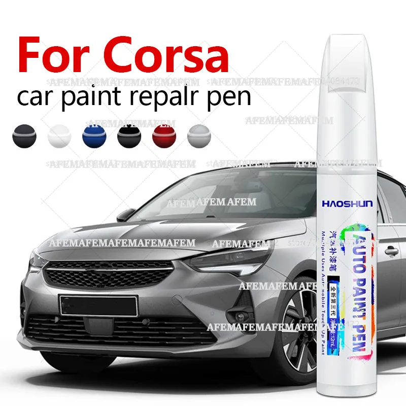 For 1982-2025 Vauxhall Corsa Black White Green Silver Orange Red Paint Repair Pen Touch Up Scratch Remover DIY Auto Accessories