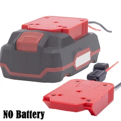 Adaptador DIY de batería de rueda eléctrica para Parkside Lidl X20V Team, adaptador de litio, cables de 14 AWG (con fusible y sin fusible)