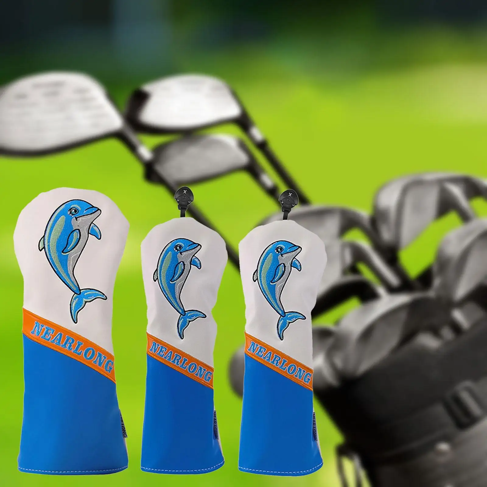 

3Pcs Golf Club Covers Golf Headcovers Golf Club Protective Sleeve 1 3 5