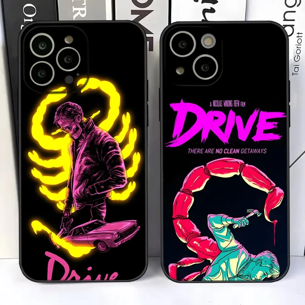 Film Drive Ryan Gosling Phone Case For iPhone 15,14,13,12,11 Plus,Pro,Max,XR,XS,X,7,8 Plus,SE,Mini Silicone Soft