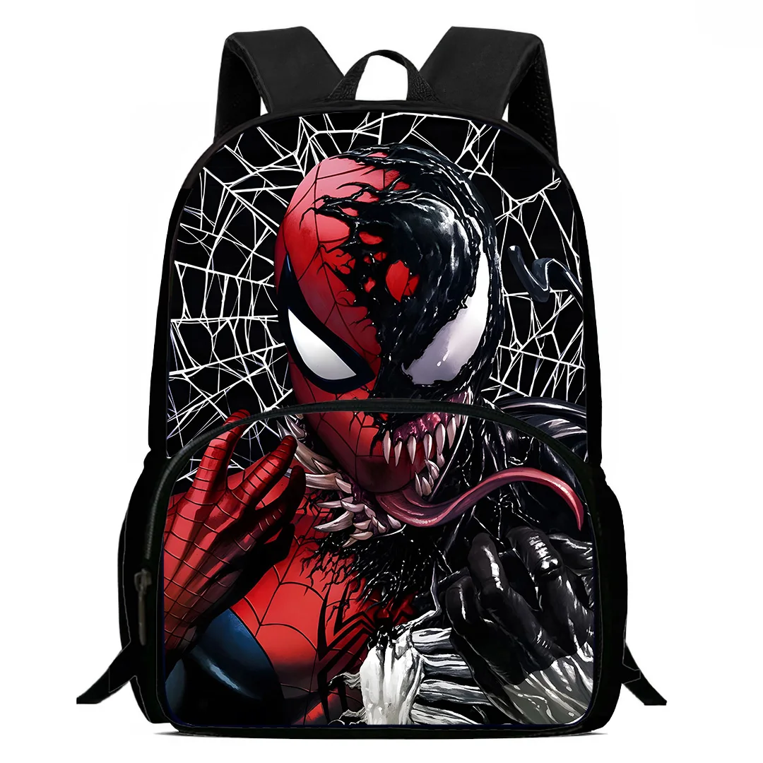 Kids Superhero Venoms Backpacks Boys and Girls Student Birthday Gift Child School Bags Large Capacity Camping Durable Rucksack