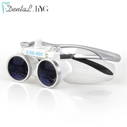 3.5X/2.5X Magnification Binocular Dental Loupe Surgery Surgical Magnifier Medical Operation Loupes Without Battery