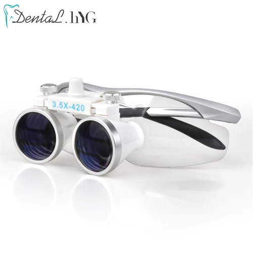 Lupa Dental Binocular con aumento de 3,5x/2,5x, lupa quirúrgica para cirugía, lupas de operación médica sin batería