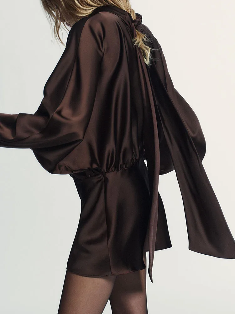 New Winter 2025 Silk Satin Scarf Ele Aosphere Women's Faion ort Dr Accory Quali Fabric Chinese Ethnic Sle