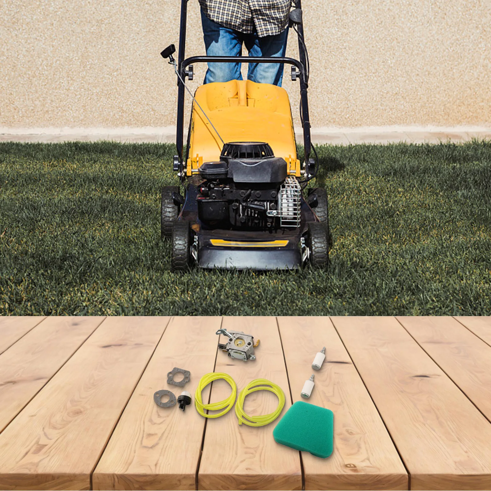 

Комплект карбюратора 530037793, воздушный фильтр, полный комплект карбюратора для бензопилы, прокладка и топливные фильтры для бензопилы 35cc