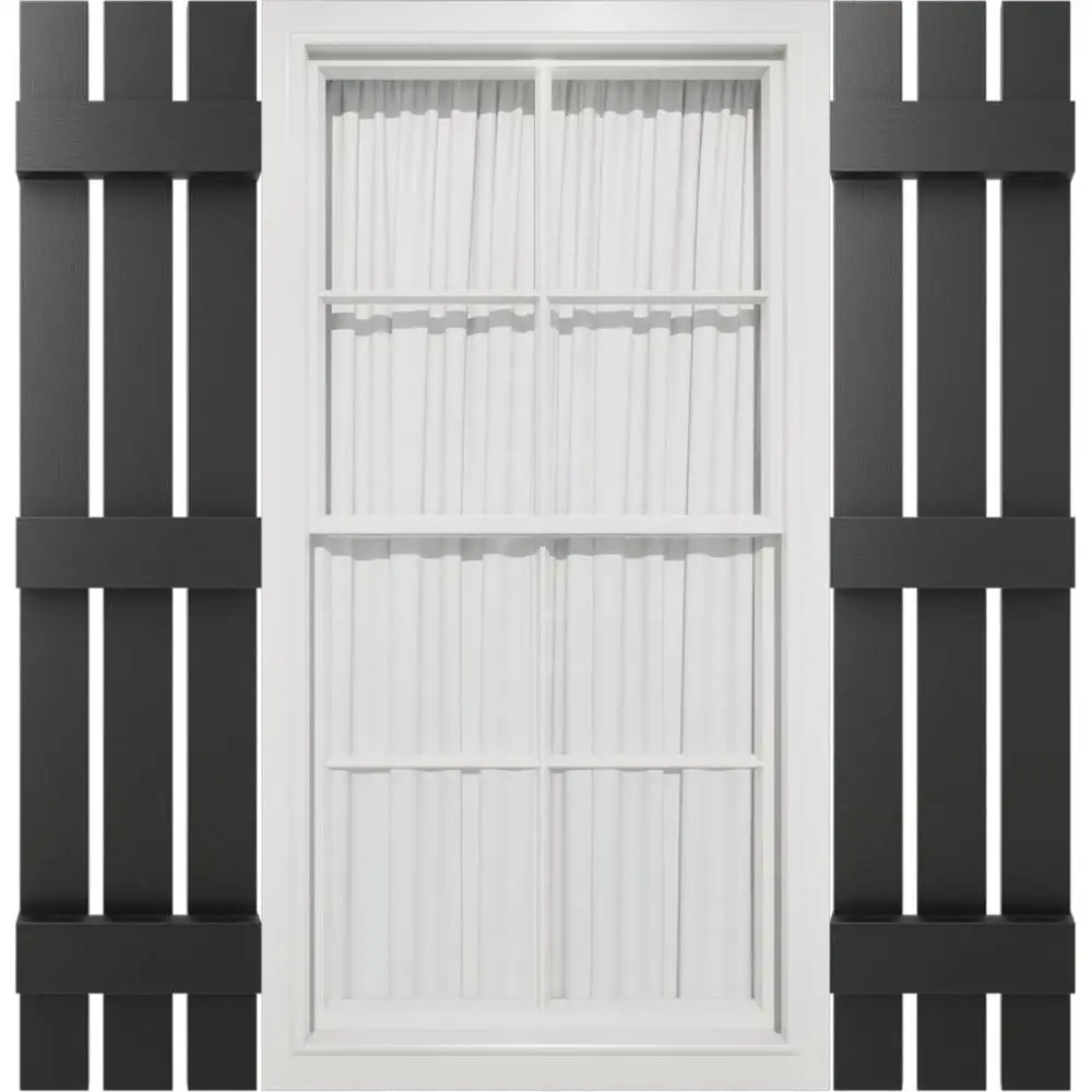 

America 00031259002 Стандартные виниловые жалюзи с тремя досками, с установочными затворами и соответствующими винтами (на пара), 002)