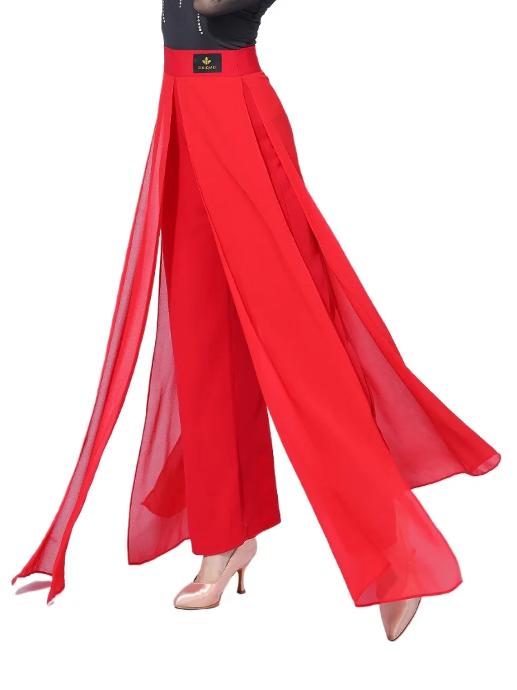 

2025 Latin Dance Costume Female Adult Dance Costume Modern Dance National Standard Dance Professional Dance Pants 2178K